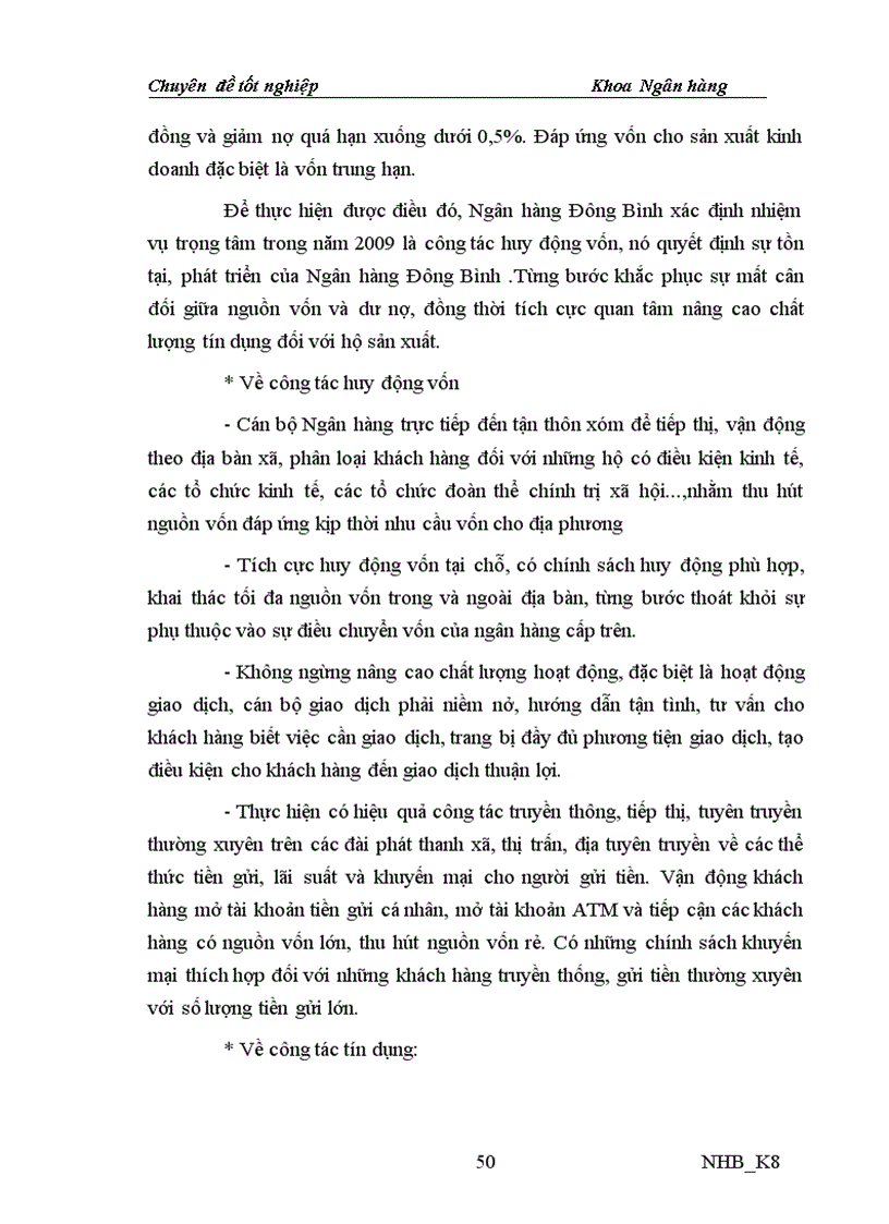 image for page Nâng cao chất lượng tín dụng đối với hộ sản xuất tại NHNo PTNT Đông Bình tỉnh Nam Định 1