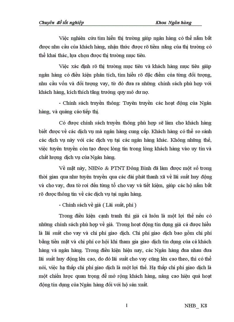 image for page Nâng cao chất lượng tín dụng đối với hộ sản xuất tại NHNo PTNT Đông Bình tỉnh Nam Định 1