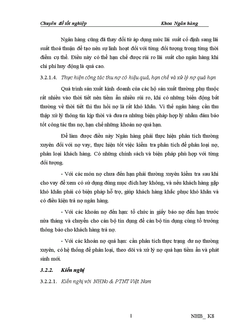 image for page Nâng cao chất lượng tín dụng đối với hộ sản xuất tại NHNo PTNT Đông Bình tỉnh Nam Định 1