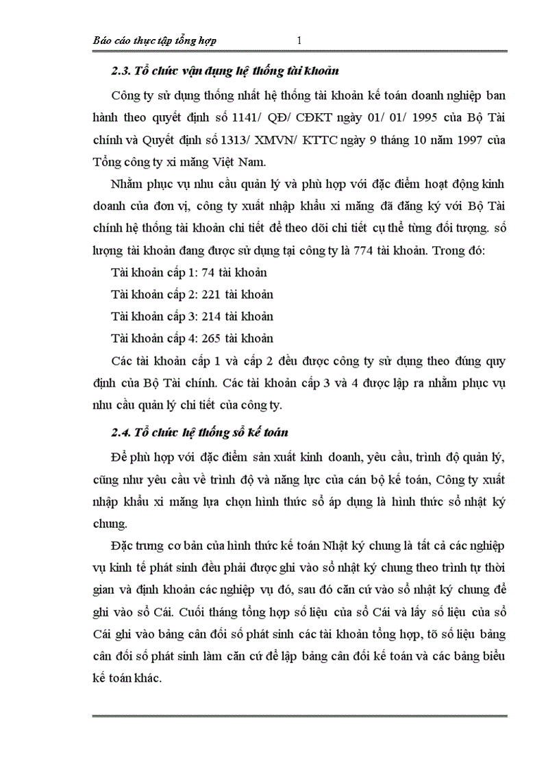 image for page báo cáo thực tập tổng hợp tại công ty xuất nhập khẩu xi măng