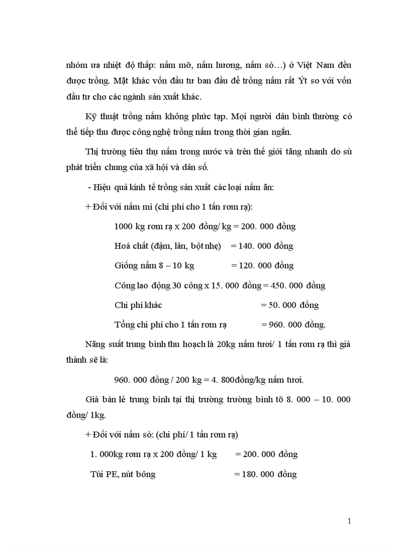 image for page Phân tích hiệu quả kinh tế của sản xuất nấm ở xã Tân Lập huyện Đan Phượng tỉnh Hà Tây 1