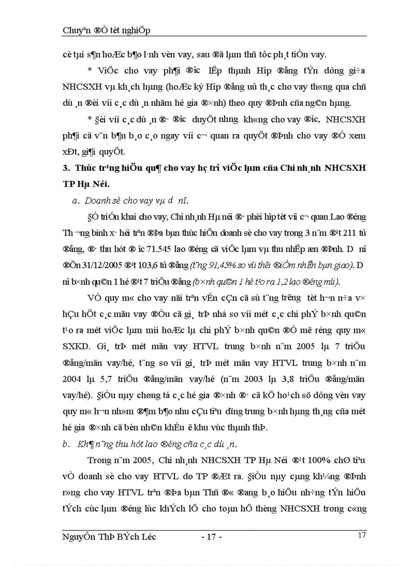 image for page Giải pháp nâng cao hiệu quả cho vay hỗ trợ việc làm của Chi nhánh Ngân hàng chính sách xã hội Thành Phố Hà Nội