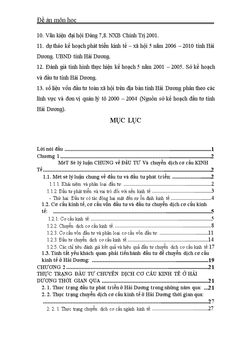 image for page Tác động của đầu tư tới chuyển dịch cơ cấu kinh tế ở Hải Dương 1