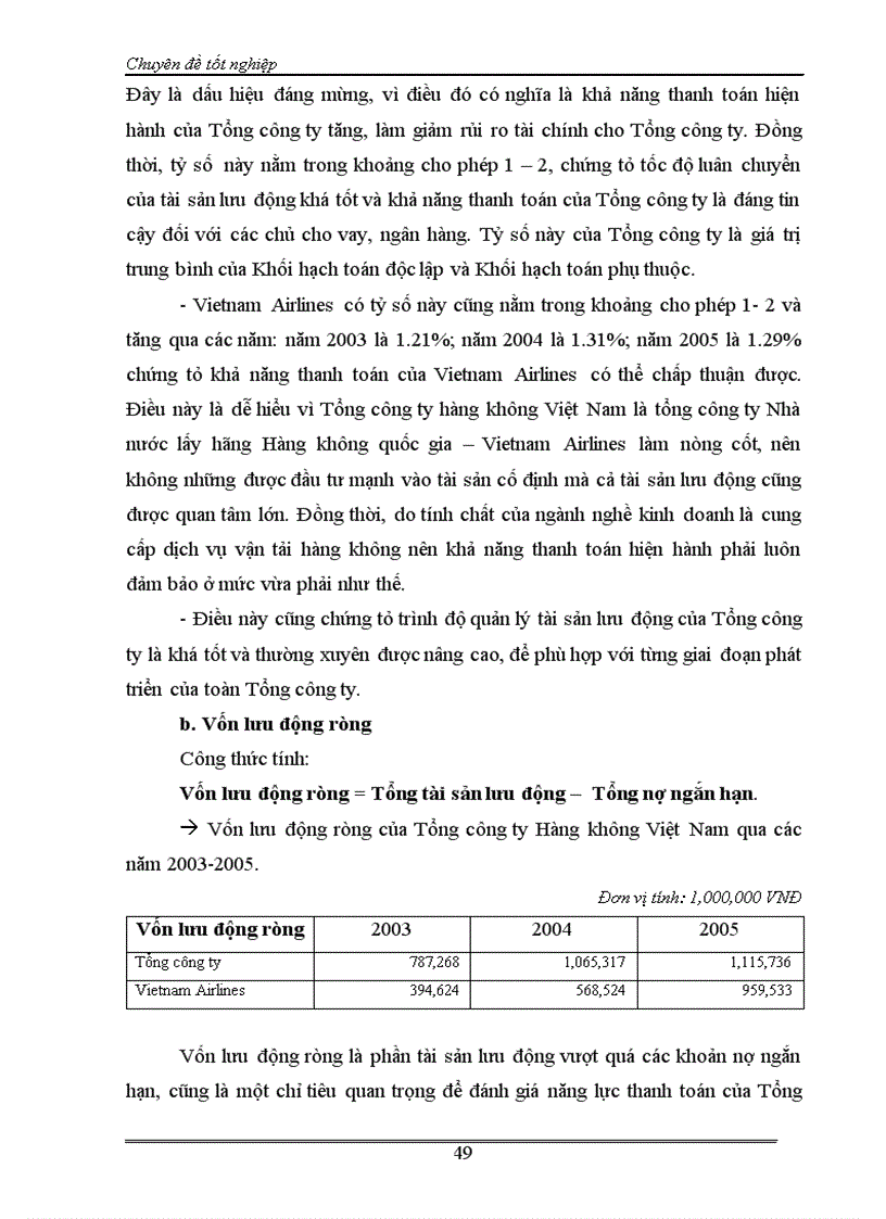image for page Phân tích tài chính và nâng cao hiệu quả tài chính của Tổng công ty Hàng không Việt Nam
