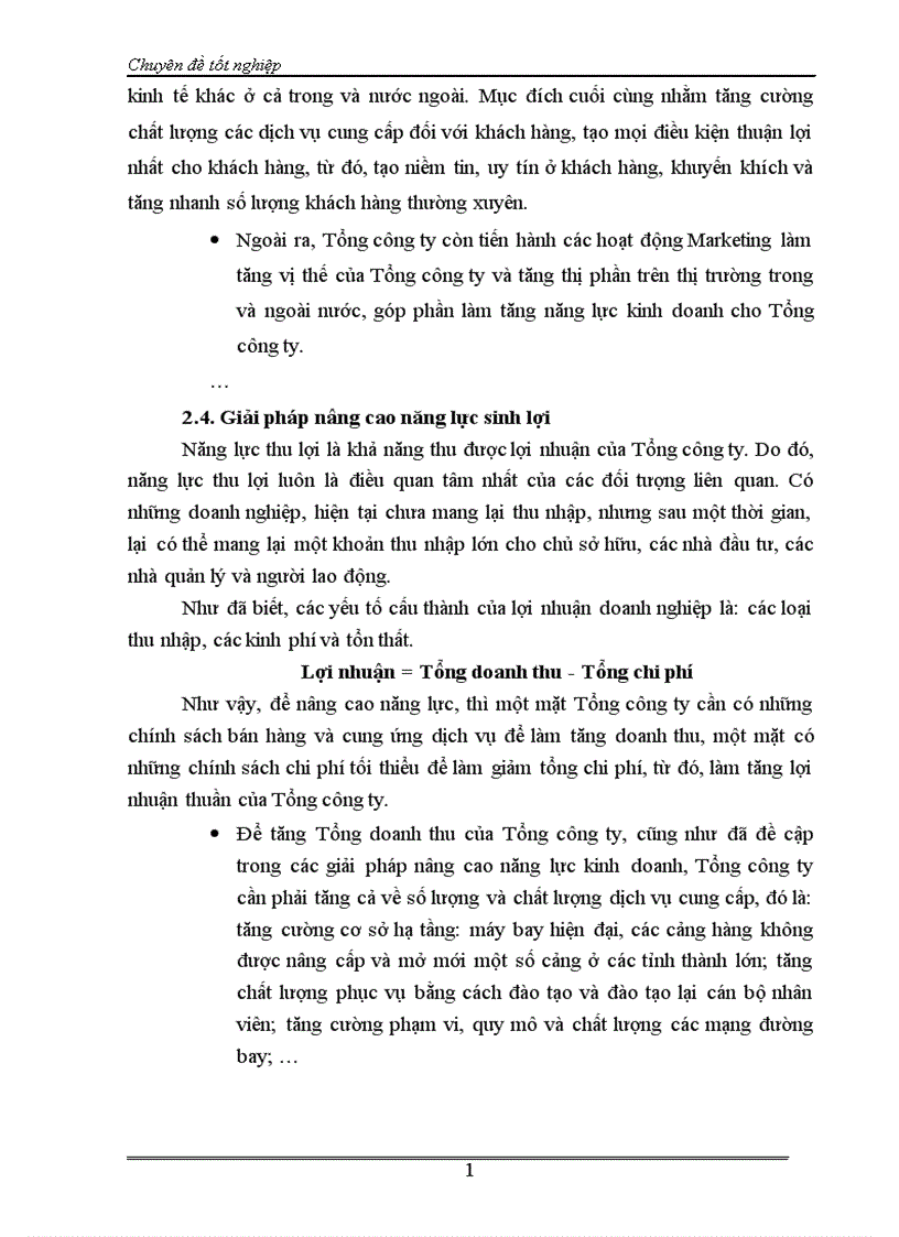 image for page Phân tích tài chính và nâng cao hiệu quả tài chính của Tổng công ty Hàng không Việt Nam