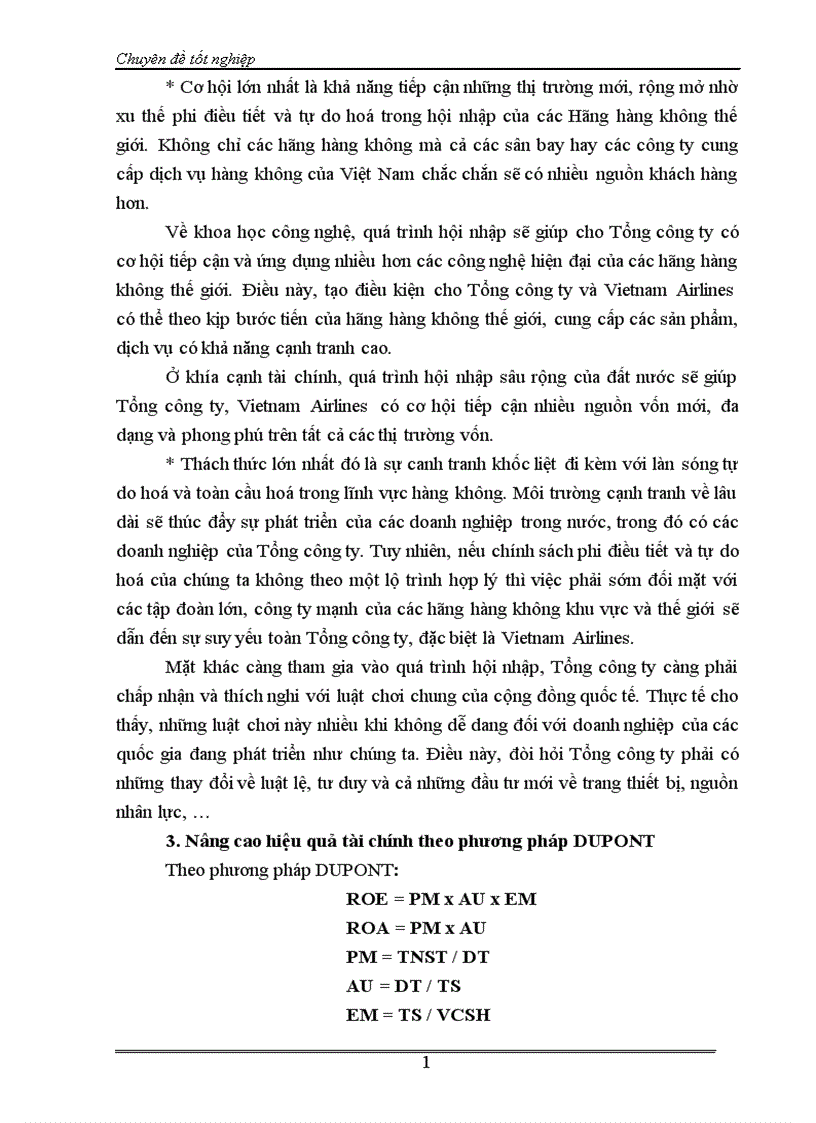 image for page Phân tích tài chính và nâng cao hiệu quả tài chính của Tổng công ty Hàng không Việt Nam