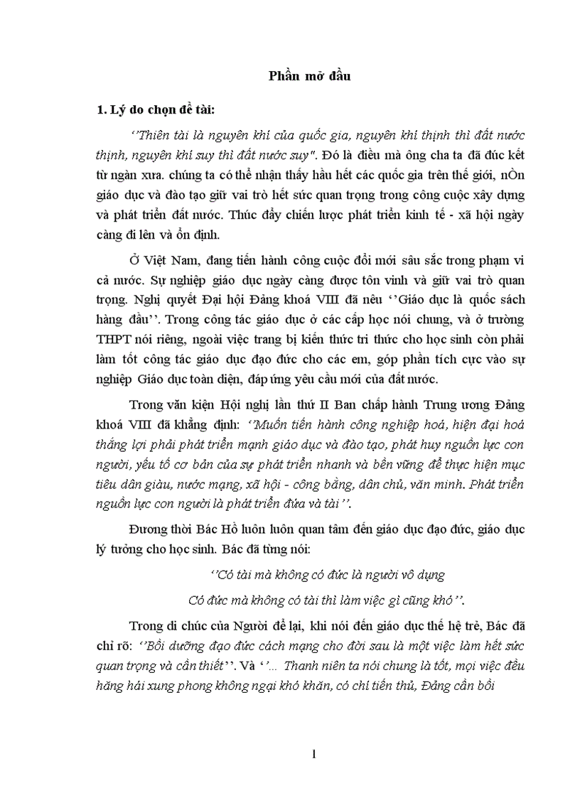 image for page Một số biện pháp chỉ đạo nhằm nâng cao chất lượng giáo dục đạo đức học sinh trường THPT Xuân Giang huyện Quang Bình tỉnh Hà Giang trong giai đoạn hiện nay 1