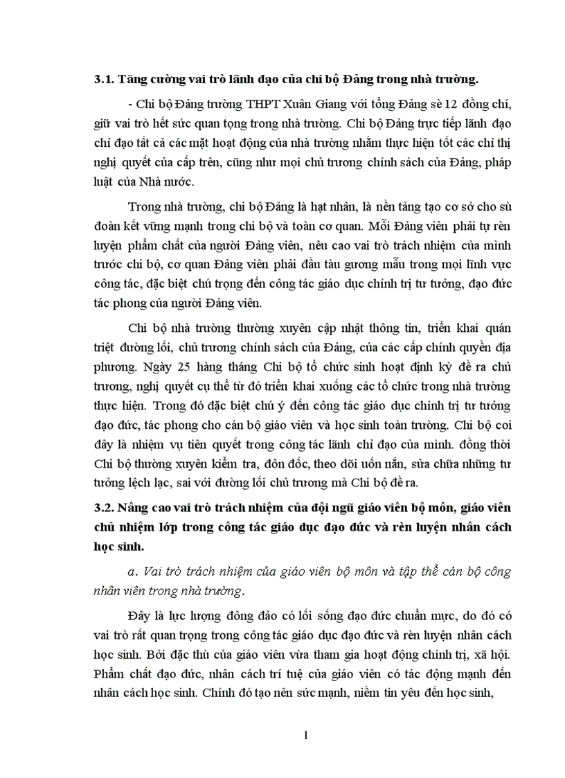 image for page Một số biện pháp chỉ đạo nhằm nâng cao chất lượng giáo dục đạo đức học sinh trường THPT Xuân Giang huyện Quang Bình tỉnh Hà Giang trong giai đoạn hiện nay 1