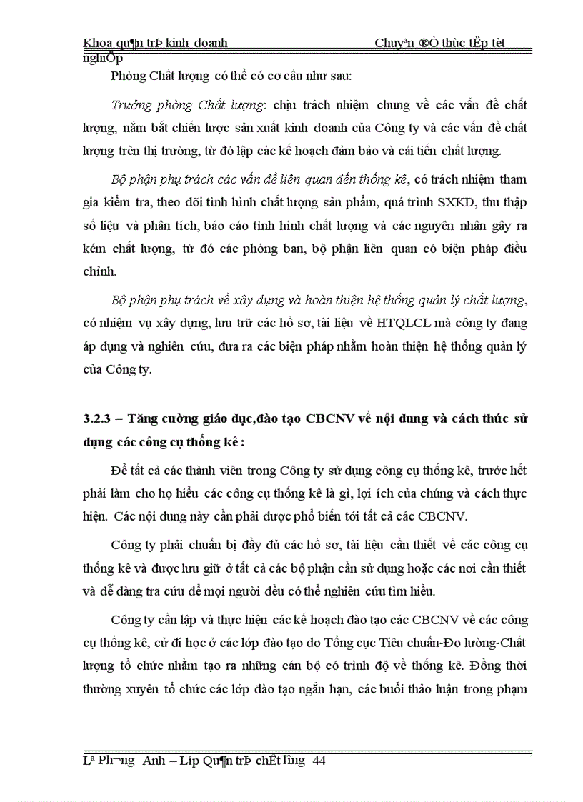 image for page Áp dụng công cụ thống kê nhằm kiểm soát và cải tiến chất lượng tại công ty CP bánh kẹo Hải Châu