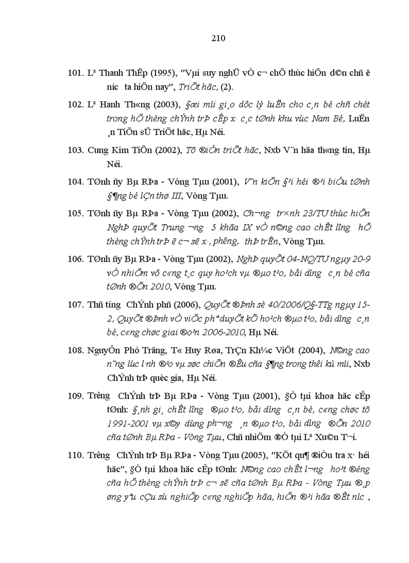 image for page Phát huy vai trò nhân tố chủ quan trong hoạt động của hệ thống chính trị cấp cơ sở ở Bà Rịa Vũng Tàu hiện nay