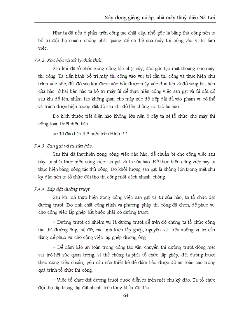 image for page Xây dựng giếng có áp nhà máy thuỷ điện Nà Lơi