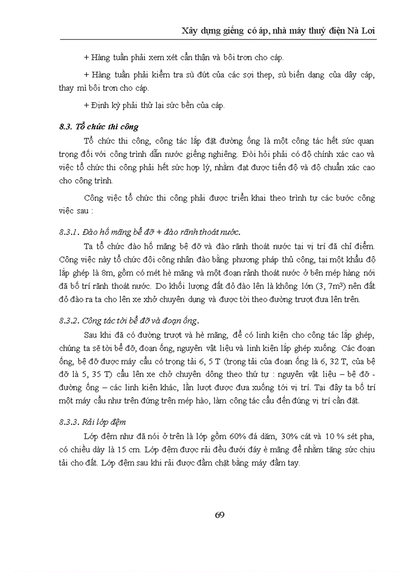 image for page Xây dựng giếng có áp nhà máy thuỷ điện Nà Lơi