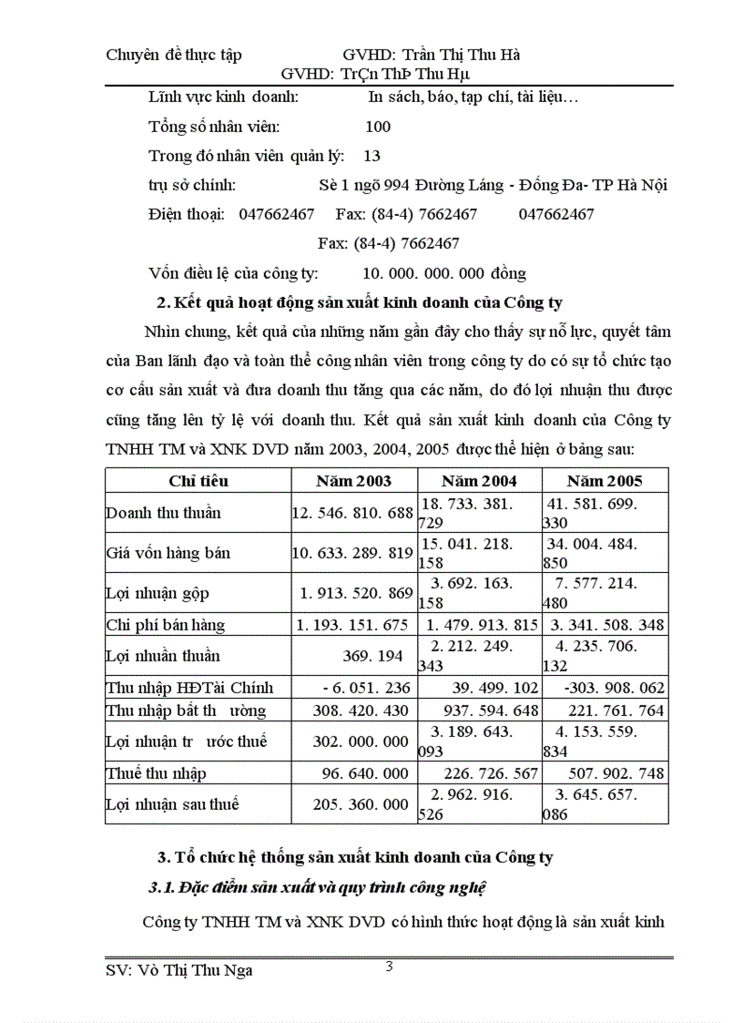 image for page Hoàn thiện công tác kế toán hạch toán chi phí sản xuất và tính giá thành sản phẩm tại Công ty TNHH TM và XNK DVD 1