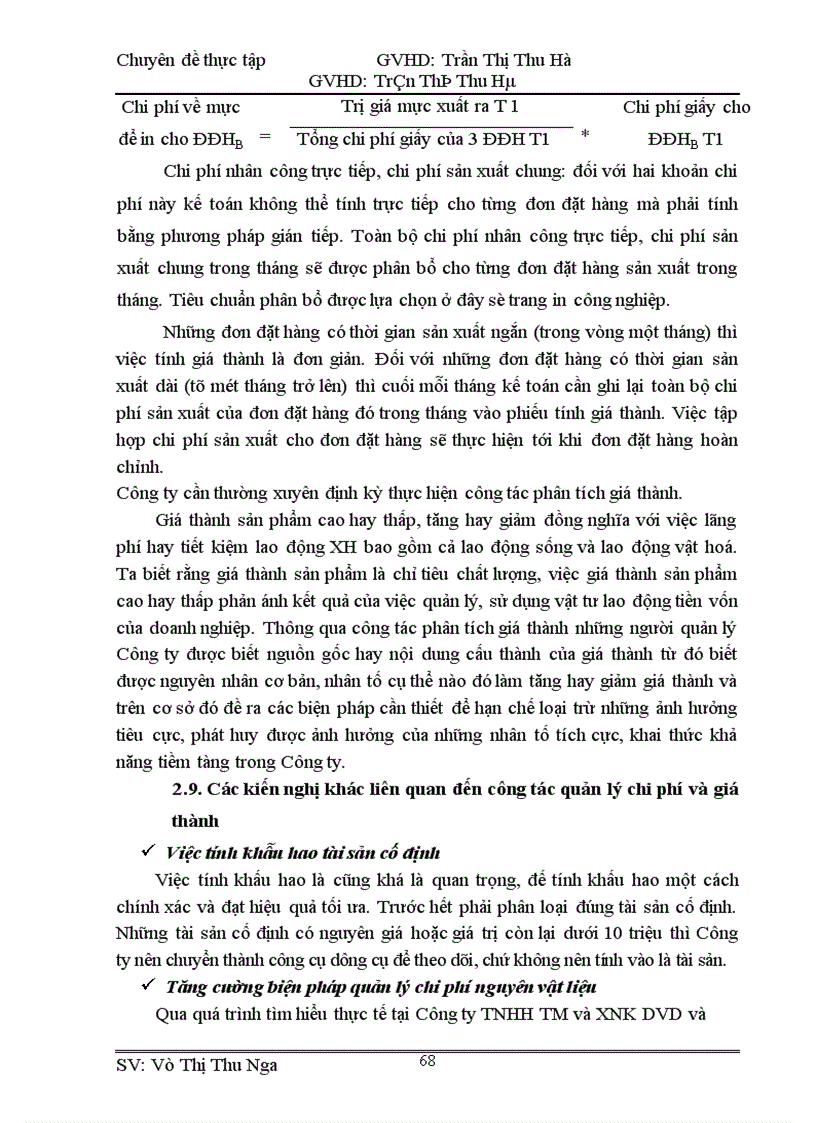 image for page Hoàn thiện công tác kế toán hạch toán chi phí sản xuất và tính giá thành sản phẩm tại Công ty TNHH TM và XNK DVD 1
