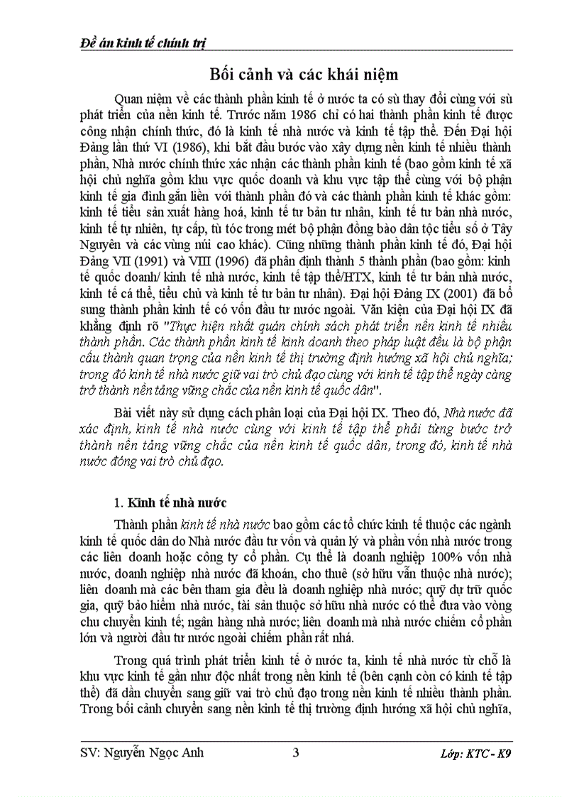 image for page Vị trí vai trò và xu hướng phát triển của các thành phần kinh tế ở Việt nam