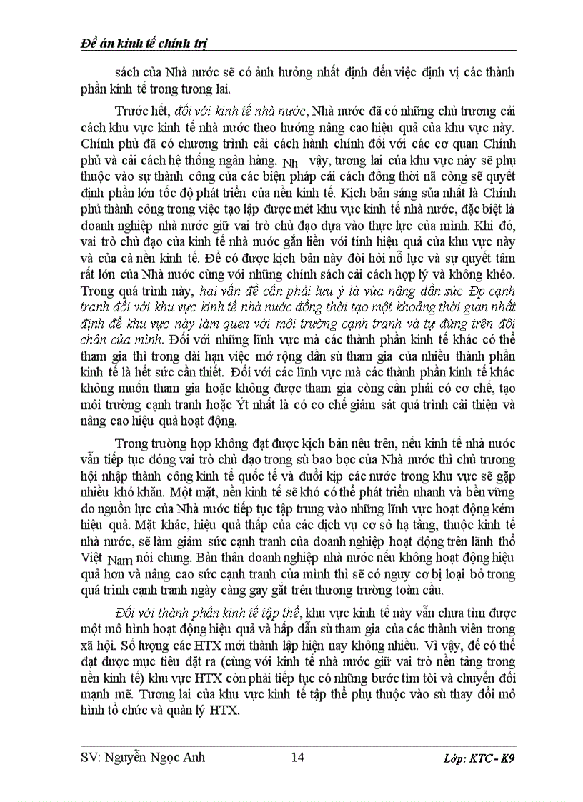 image for page Vị trí vai trò và xu hướng phát triển của các thành phần kinh tế ở Việt nam