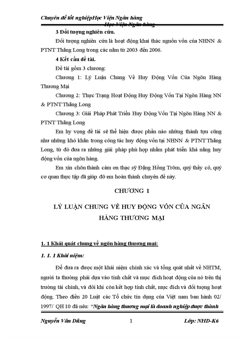 image for page Giải pháp mở rộng hoạt động huy động vốn tại Ngân hàng nN PTNT Thăng Long Hà Nội 2007