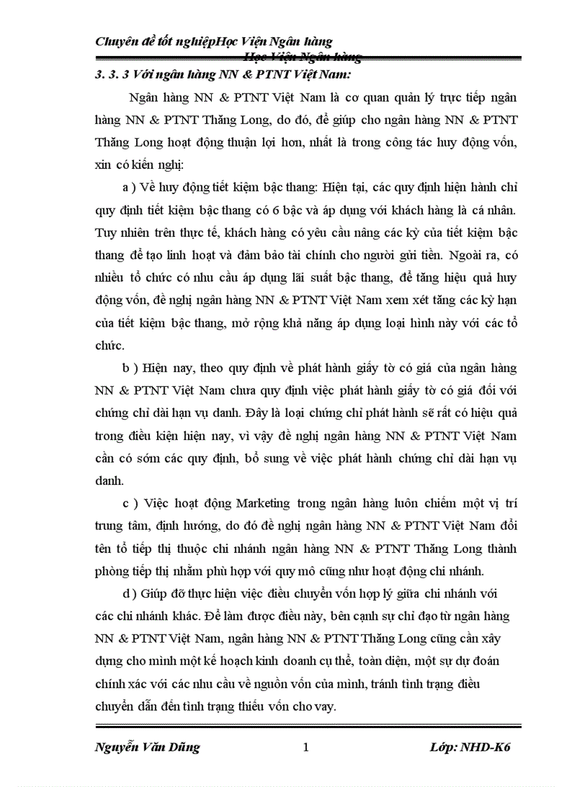 image for page Giải pháp mở rộng hoạt động huy động vốn tại Ngân hàng nN PTNT Thăng Long Hà Nội 2007