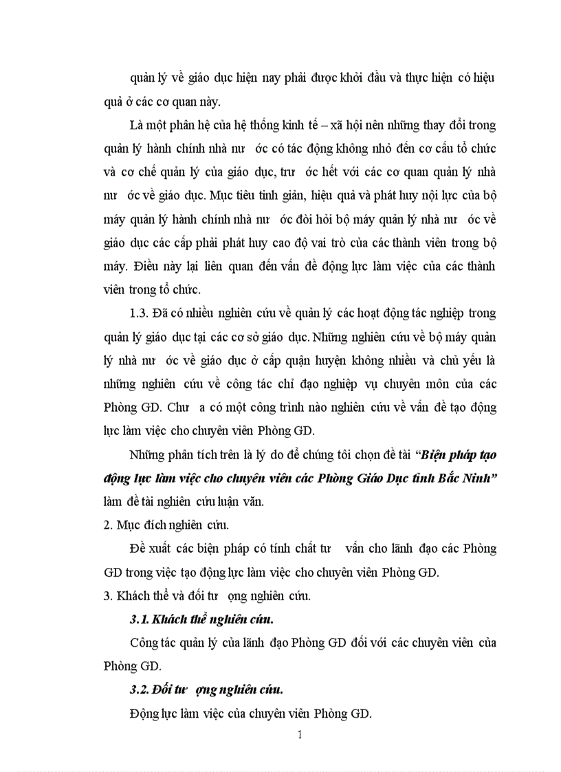 image for page Biện pháp tạo động lực làm việc cho chuyên viên các Phòng Giáo Dục tỉnh Bắc Ninh 1