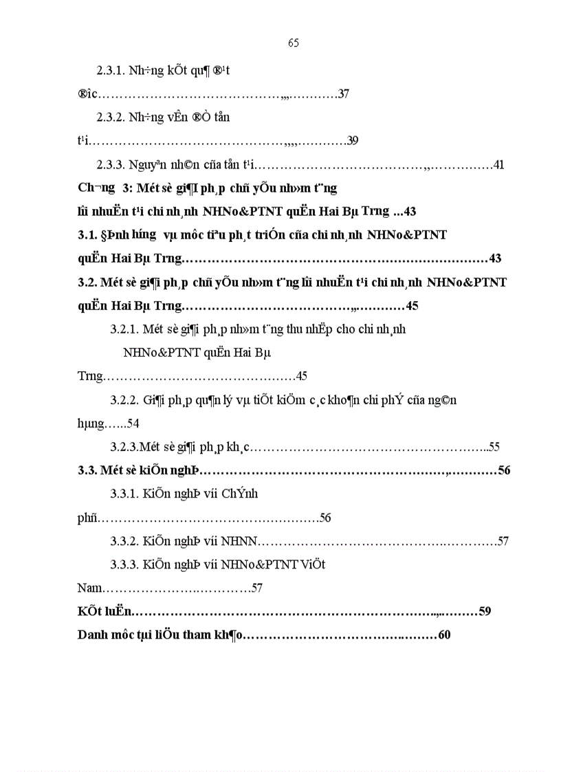 image for page Một số giải pháp chủ yếu nhằm tăng lợi nhuận tại NHNo PTNT chi nhánh quận Hai Bà Trưng Hà Nội