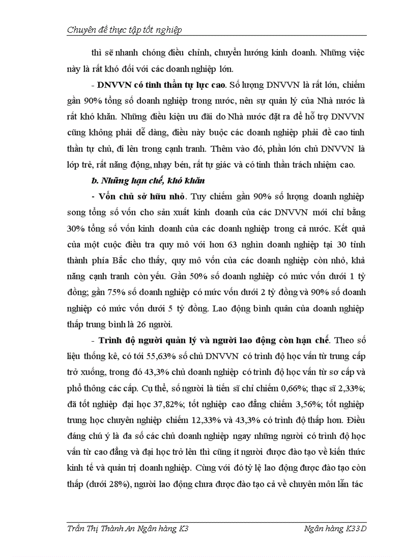 image for page Mở rộng tín dụng đối với Doanh nghiệp vừa và nhỏ tại Chi nhánh Ba Đình NH TMCP Đông Nam Á