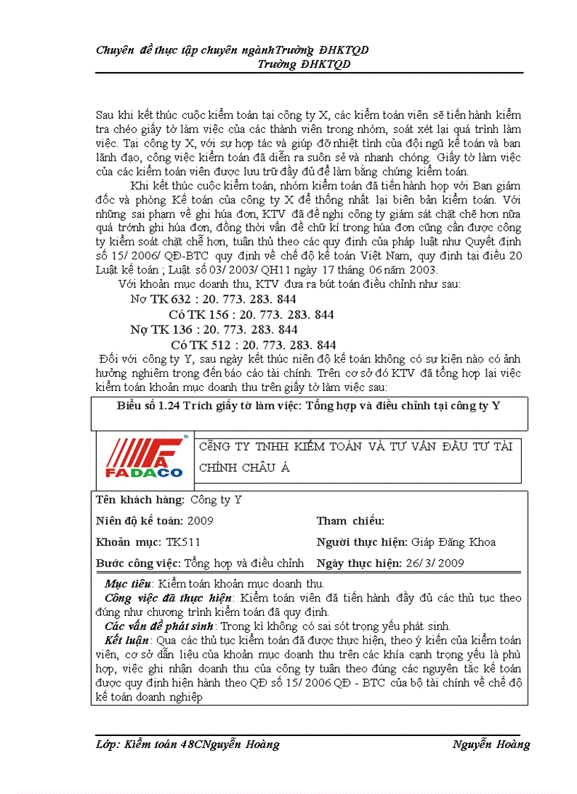 image for page Hoàn thiện quy trình kiểm toán khoản mục doanh thu trong kiểm toán báo cáo tài chính do công ty TNHH Kiểm toán và Tư vấn đầu tư tài chính Châu Á thực hiện