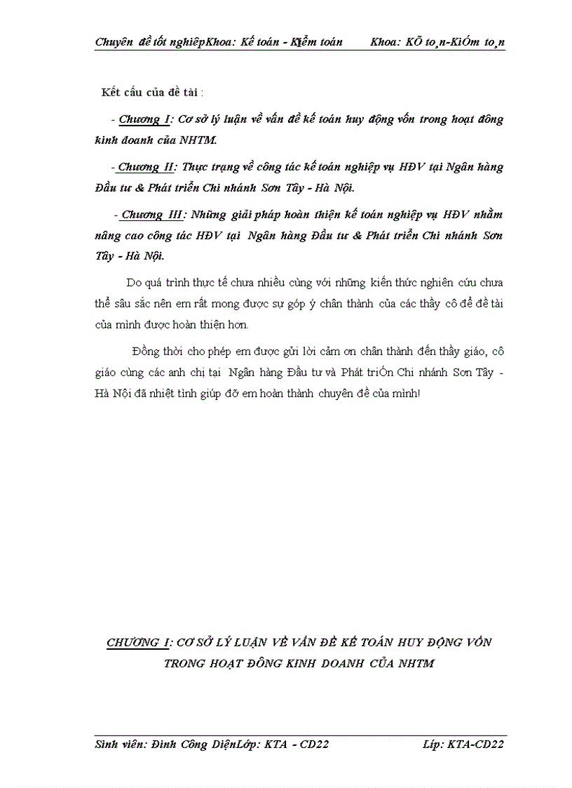 image for page Kế toán nghiệp vụ huy động vốn và giải pháp hoàn thiện kế toán nghiệp vụ huy động vốn tại Ngân hàng đầu tư Phát triển Chi nhánh Sơn Tây Hà Nội 1