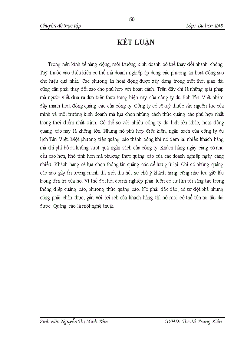image for page Đẩy mạnh hoạt động quảng cáo nhằm nâng cao hiệu quả của xúc tiến hỗn hợp tại công ty thương mại và dịch vụ lữ hành Tân Việt 1