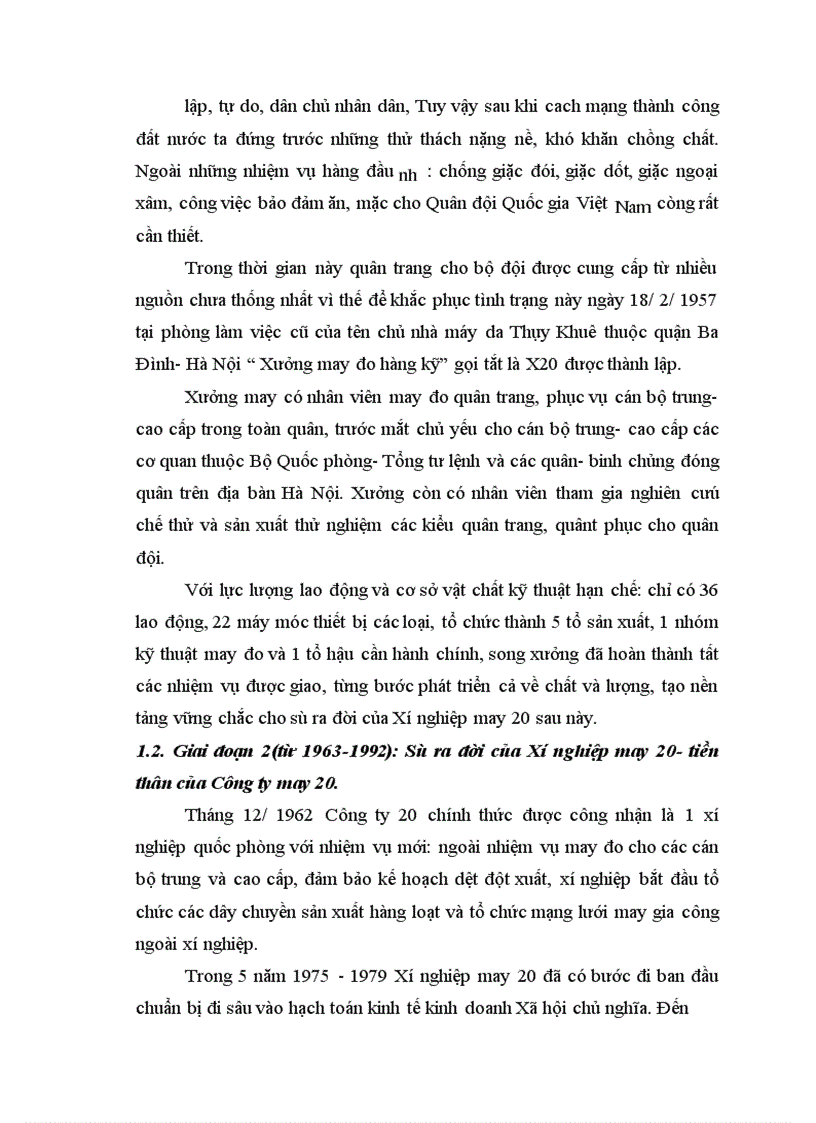 image for page Phương hướng phát triển của Công ty 20 trong thời gian tới