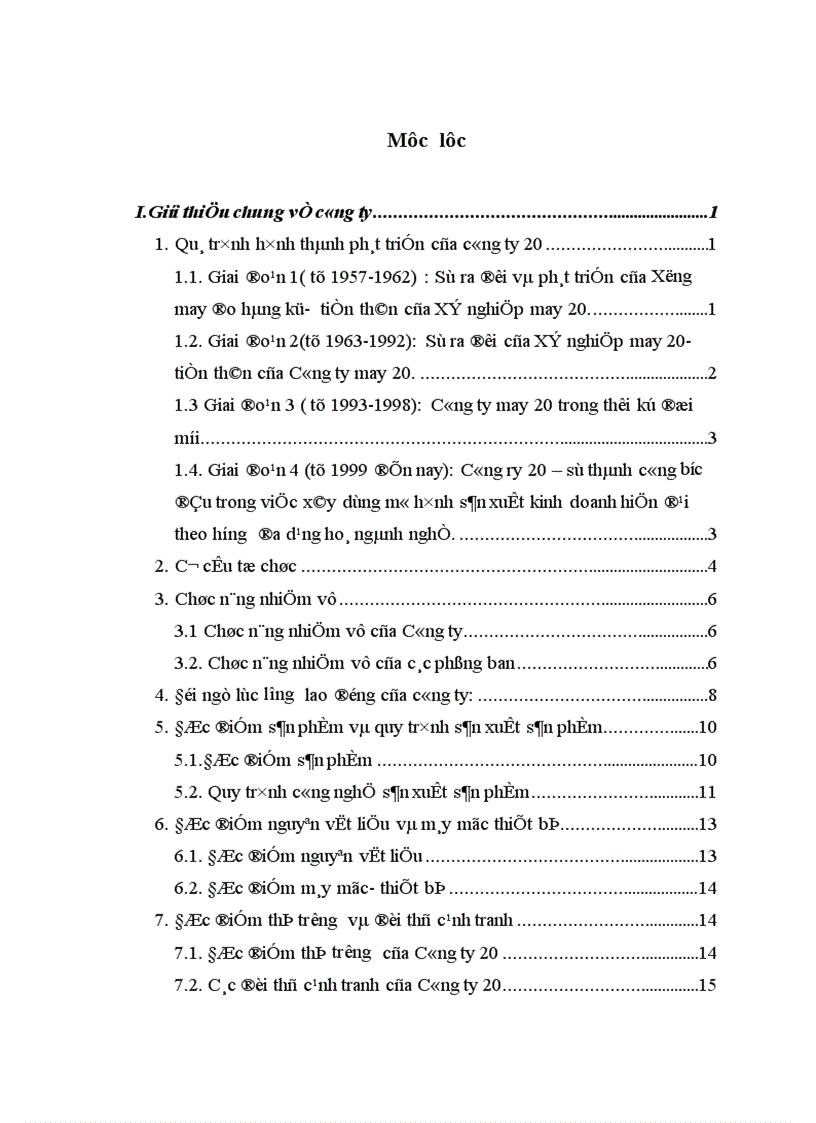 image for page Phương hướng phát triển của Công ty 20 trong thời gian tới