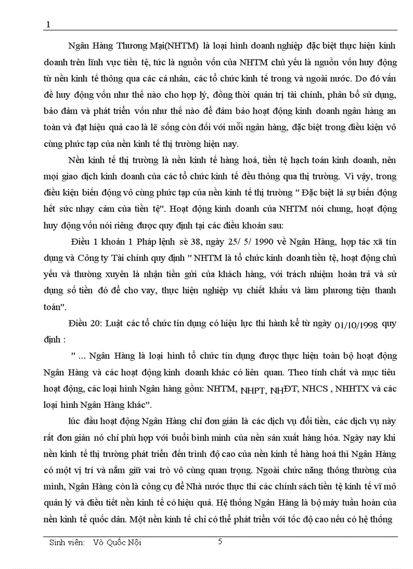 image for page Một số vấn đề cơ bản về vốn và kế toán huy động vốn tại chi nhánh NHNN PTNN Quận Tây Hồ 1