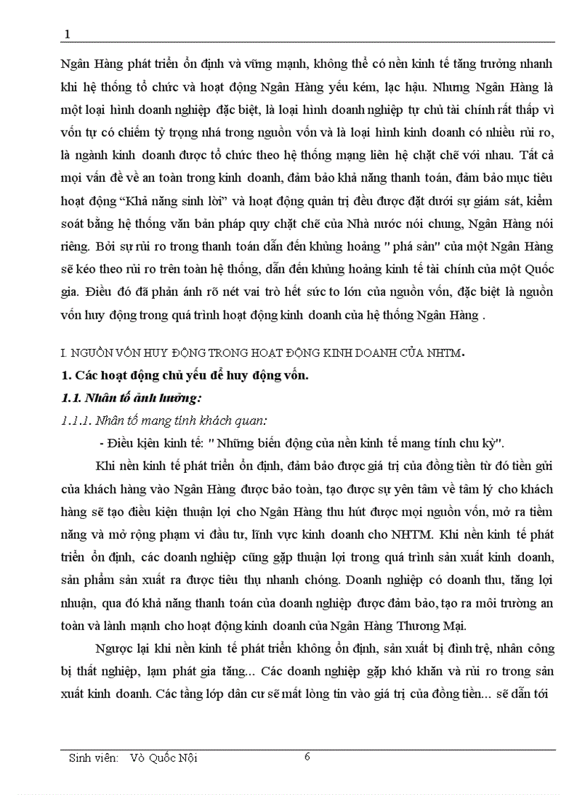image for page Một số vấn đề cơ bản về vốn và kế toán huy động vốn tại chi nhánh NHNN PTNN Quận Tây Hồ 1