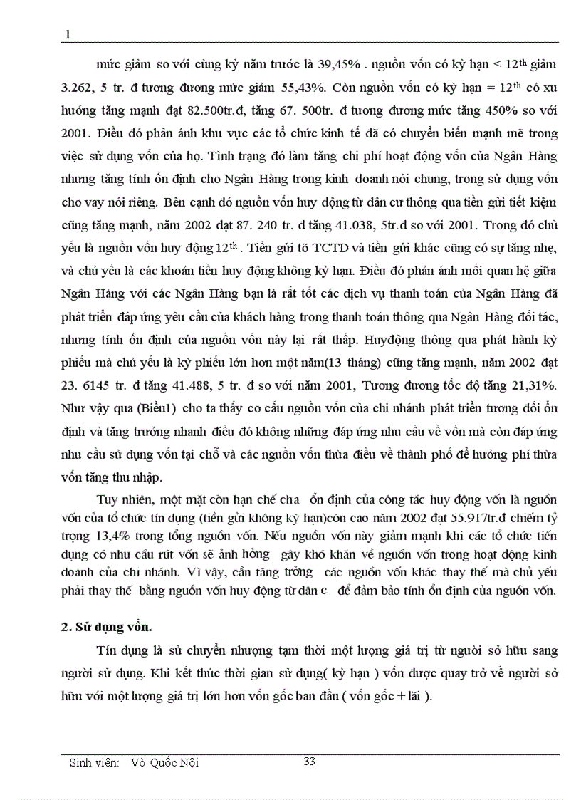 image for page Một số vấn đề cơ bản về vốn và kế toán huy động vốn tại chi nhánh NHNN PTNN Quận Tây Hồ 1