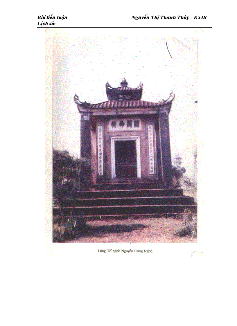 image for page Bài tiểu luận Tìm hiểu về làng Vó