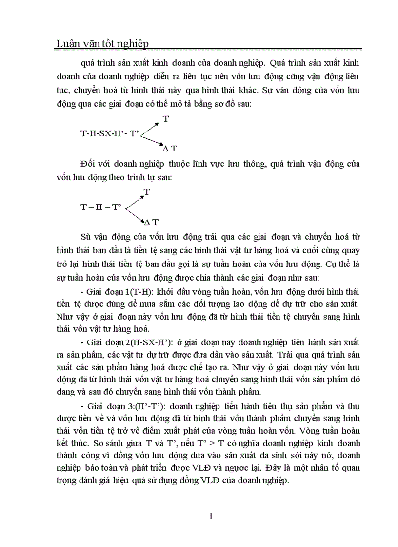 image for page Quản trị và nâng cao hiệu quả sử dụng vốn lưu động tại Công ty In Thương mại Dịch vụ Ngân hàng 1