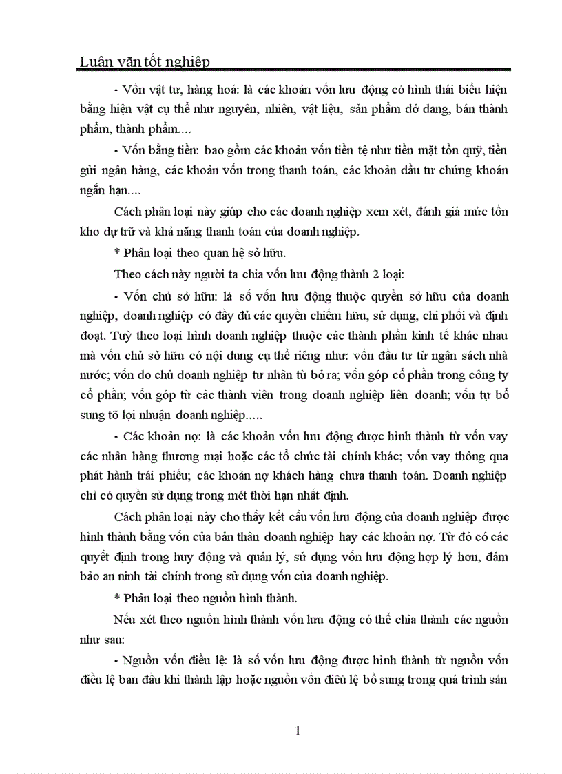 image for page Quản trị và nâng cao hiệu quả sử dụng vốn lưu động tại Công ty In Thương mại Dịch vụ Ngân hàng 1