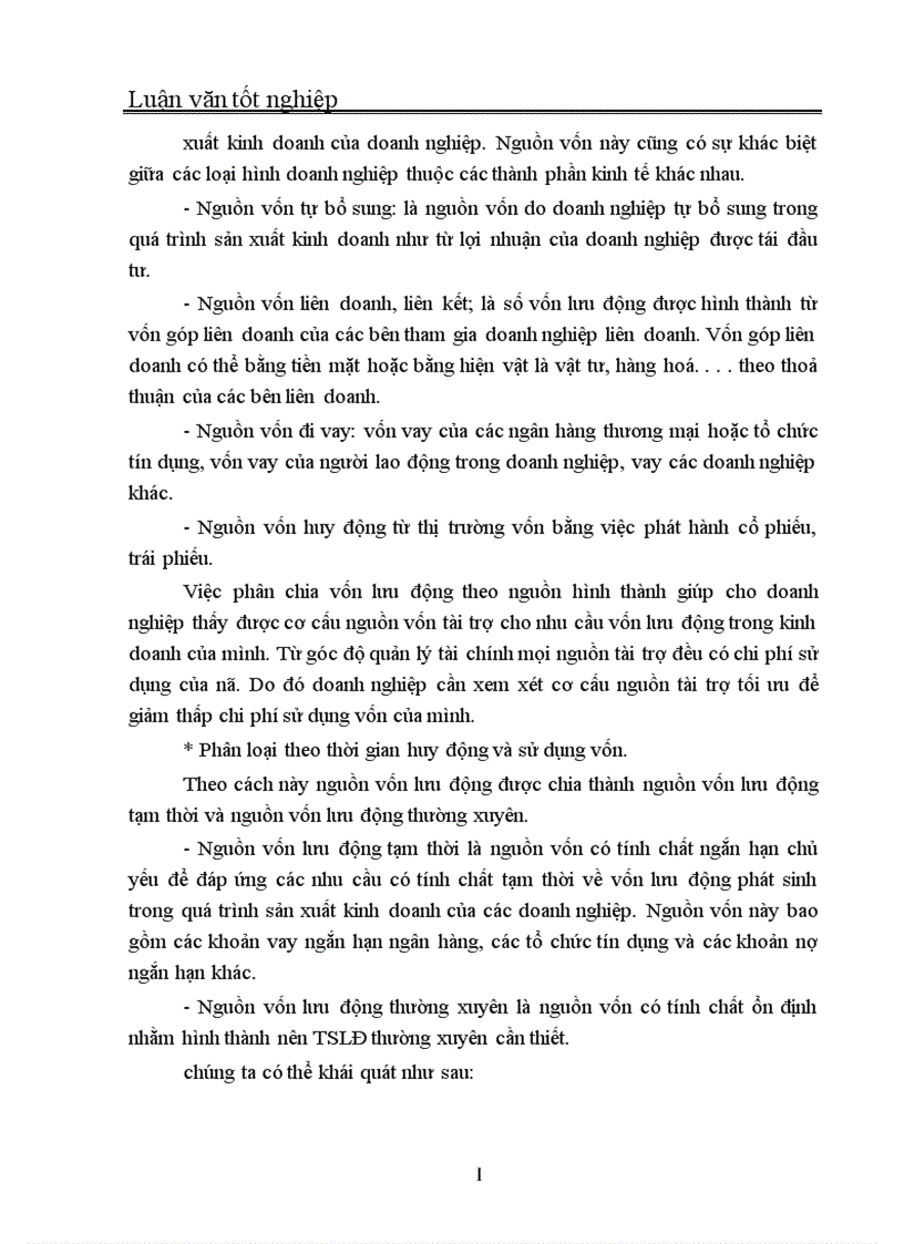 image for page Quản trị và nâng cao hiệu quả sử dụng vốn lưu động tại Công ty In Thương mại Dịch vụ Ngân hàng 1