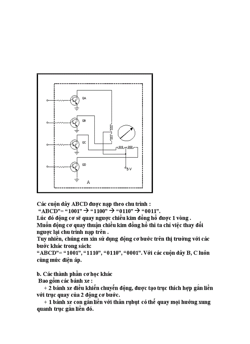 image for page Điều khiển chuyển động rôbôt bằng động cơ bước 1