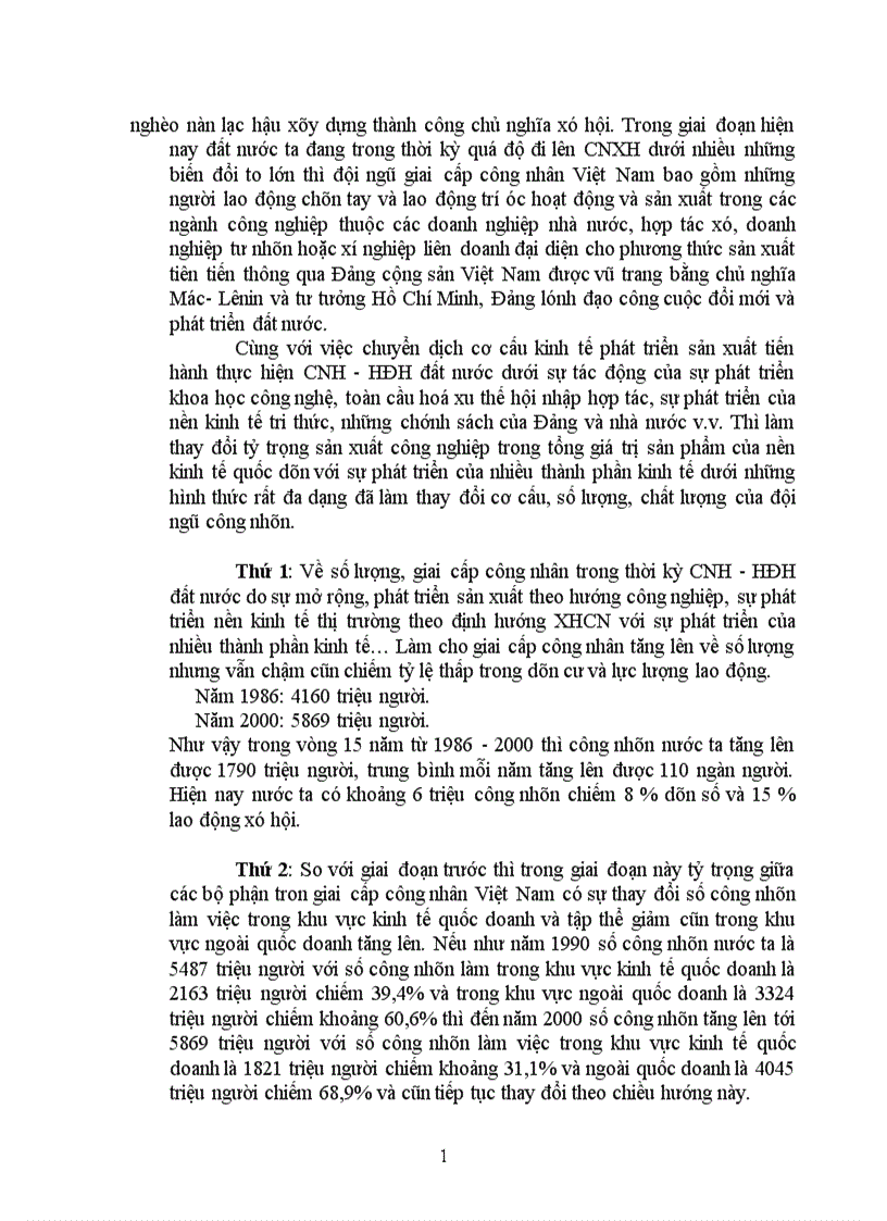 image for page Giai cấp công nhân Việt Nam và sứ mệnh lịch sử của giai cấp công nhân Việt Nam trong thời kỳ CNH HĐH