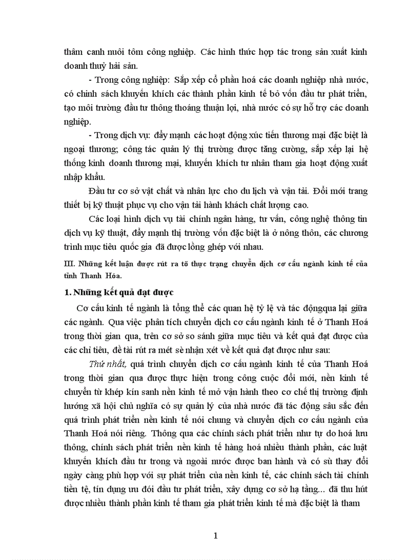 image for page Phương hướng và giải pháp chủ yếu nhằm đẩy mạnh chuyển dịch cơ cấu ngành kinh tế của tỉnh Thanh Hoá
