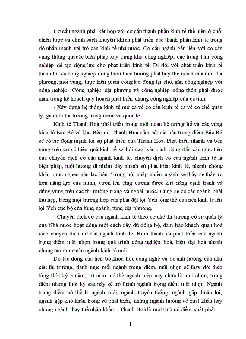 image for page Phương hướng và giải pháp chủ yếu nhằm đẩy mạnh chuyển dịch cơ cấu ngành kinh tế của tỉnh Thanh Hoá