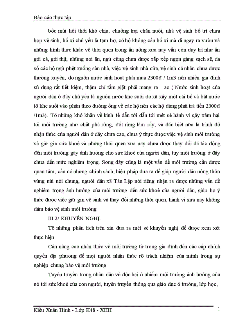 image for page Ảnh hưởng của môi trường đến sức khoẻ của người dân tân lập Qua khảo sát xă hội học tại xã Tân Lập huyện Mộc Châu Tỉnh Sơn La tháng 5 2007