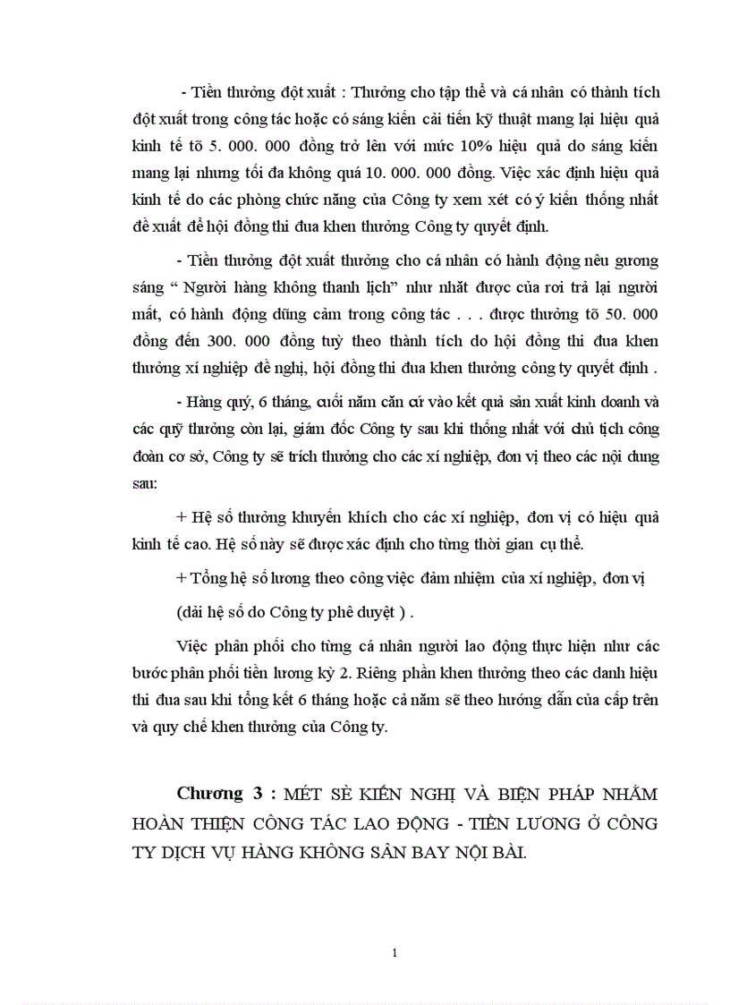 image for page Hoàn thiện công tác lao động tiền lương ở công ty Dịch vụ Hàng không sân bay Nội Bài