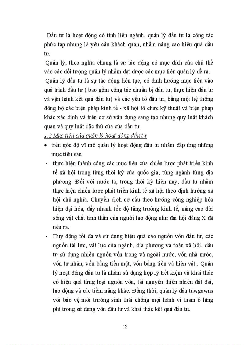 image for page tình hình hoạt và quản lý hoạt động đầu tư nói chung và công ty cổ phần tân phát nói riêng