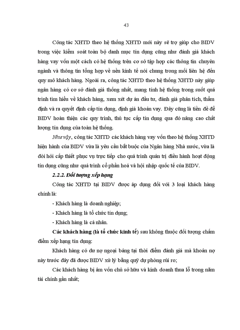 image for page Hoàn thiện hệ thống xếp hạng tín dụng nội bộ tại Ngân hàng Đầu tư và Phát triển Việt Nam 1