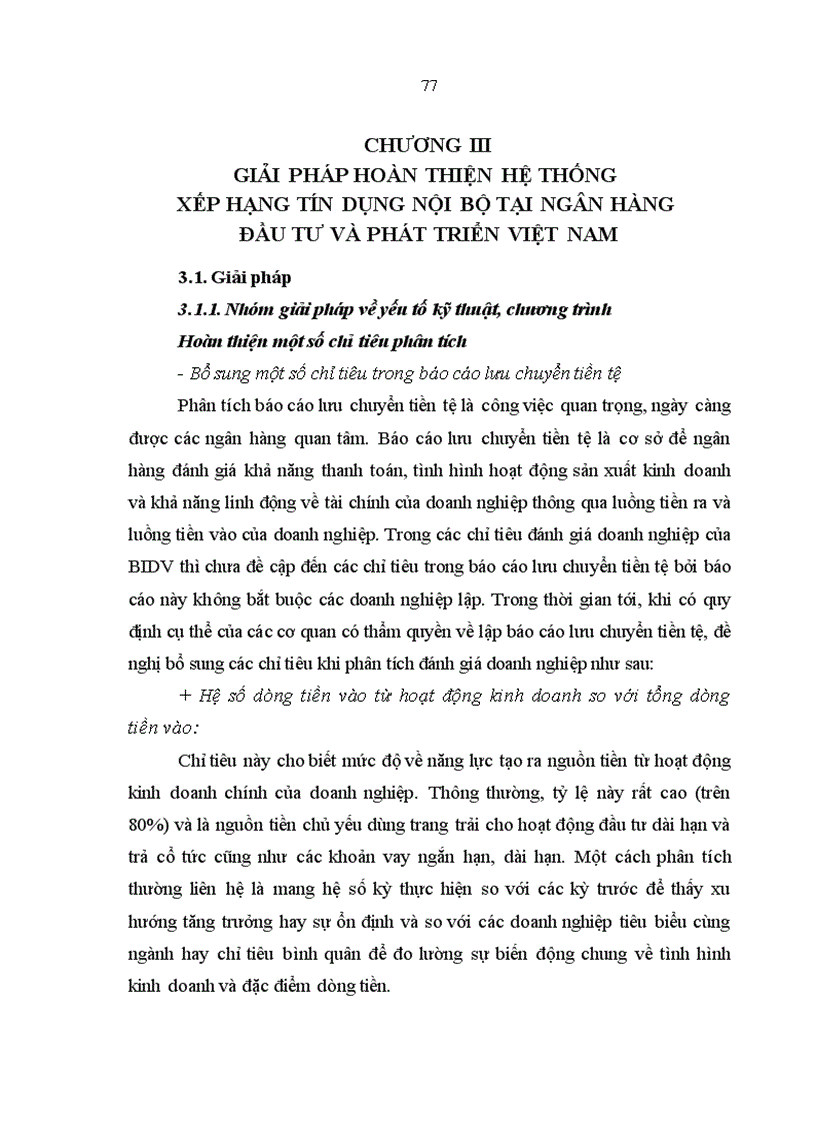 image for page Hoàn thiện hệ thống xếp hạng tín dụng nội bộ tại Ngân hàng Đầu tư và Phát triển Việt Nam 1