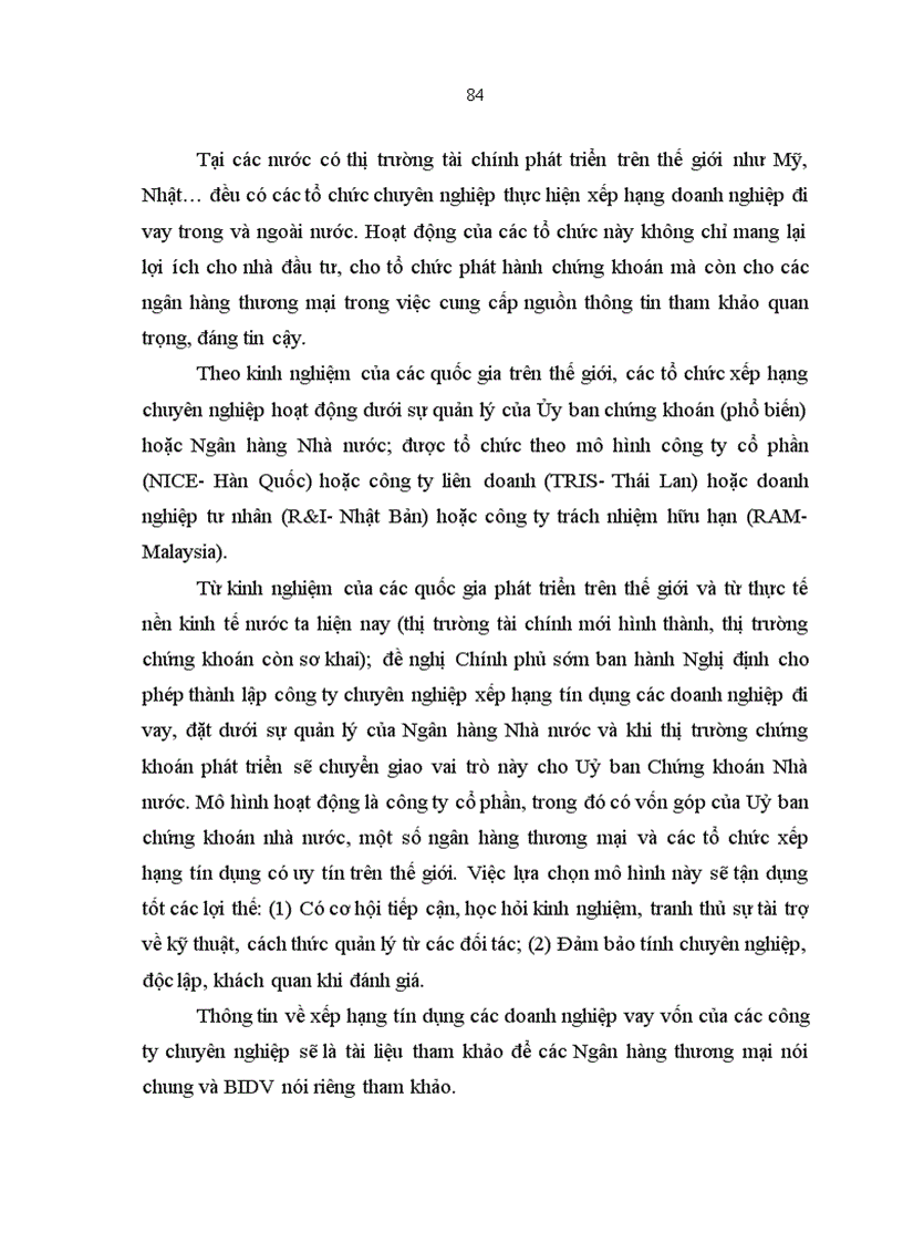 image for page Hoàn thiện hệ thống xếp hạng tín dụng nội bộ tại Ngân hàng Đầu tư và Phát triển Việt Nam 1