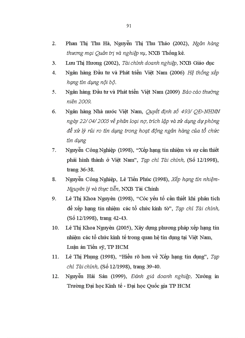 image for page Hoàn thiện hệ thống xếp hạng tín dụng nội bộ tại Ngân hàng Đầu tư và Phát triển Việt Nam 1