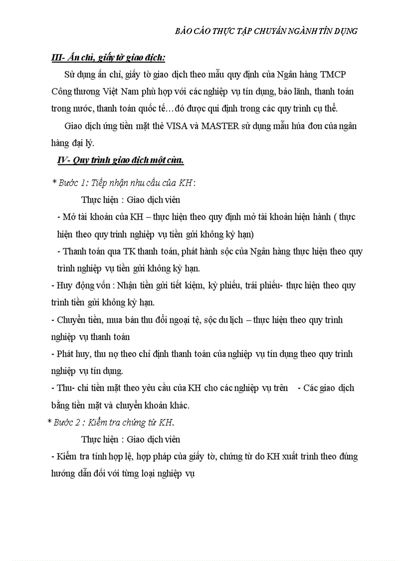 image for page Báo cáo thực tập tốt nghiệp tại Ngân hàng TMCP Công thương Việt Nam Chi nhánh Đống Đa Hà Nội