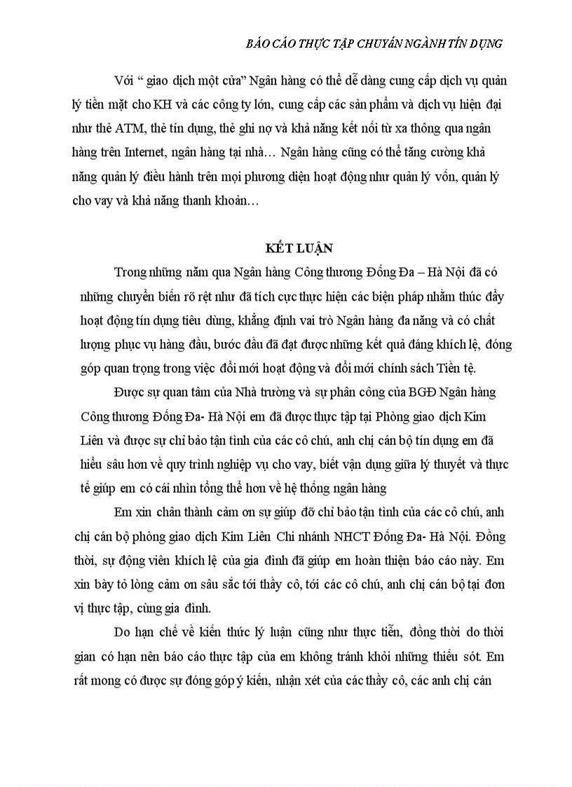 image for page Báo cáo thực tập tốt nghiệp tại Ngân hàng TMCP Công thương Việt Nam Chi nhánh Đống Đa Hà Nội